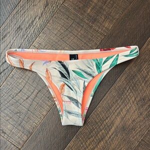 Anthropologie Trianl Bikini Bottom Separates in Tropical Leaf Print